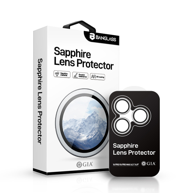 BANGLASS Hot Sale 2024 Sapphire Camera Lenses for iPhone 16 Pro Lens Glasses Phone Protective Film for iPhone 16 Pro Max