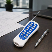 Télécommande en plastique à code d'apprentissage 433/315 MHz, 16 canaux, RF sans fil, 150 m, pour porte de garage, porte roulante