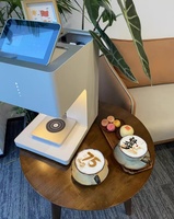 Printer wajah kopi Selfie profesional SUS Body, Mesin kopi bercetak Latte kopi foto makanan Platform Multi sistem