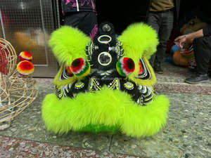 Costume de danse du lion de taille normale fabriqué à la main en usine Funtoys culture chinoise inspirée danse du lion pour deux <span class=keywords><strong>personnes</strong></span> - Product Image 3