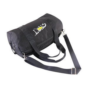 Bolsa Deportiva Resistente al Agua para Hombre, Estilo Americano, para Viajes y Turismo, con Compartimento para Zapatos, Personalizada, Negra, para Fútbol, Gimnasio y Deportes - Product Image 4