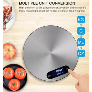 Balance de cuisine numérique en acier inoxydable 5KG/1G, balance alimentaire nutritionnelle pour la pâtisserie, fabriquée pour un usage professionnel - Product Image 4