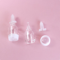 5ml 10ml 15ml vide PS ampoule en plastique visage soins de la peau Essence sérum bouteille à presser pour emballage cosmétique