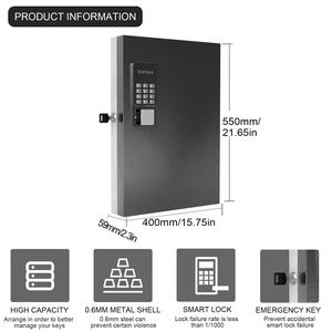 Nouveau <span class=keywords><strong>coffre</strong></span>-<span class=keywords><strong>fort</strong></span> à clé <span class=keywords><strong>numérique</strong></span> en acier à 72 positions amélioré boîte de verrouillage suspendue extérieure pour clés clé de boîte de sécurité - Product Image 3