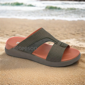 L'ultima goccia di <span class=keywords><strong>sandali</strong></span> arabi In Uae Abudhabi Sharjah Dxb moda Casual pantofole da spiaggia da <span class=keywords><strong>uomo</strong></span> <span class=keywords><strong>sandali</strong></span> fatti a mano - Product Image 6