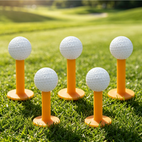Tees de golf en caoutchouc durables pour la practice, tailles mixtes pour tapis d'entraînement intérieur et extérieur, accessoires de golf