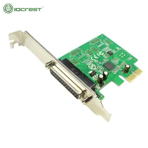 Бесплатная доставка PCIe AX99100 чипсет PCI-e карта контроллера с 1 портом DB-25 параллельный принтер LPT1