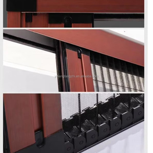 Nhôm trackless có thể thu vào màn hình chống côn trùng gấp cửa màn hình polyester bug lưới - Product Image 4