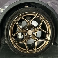OEM Tek Parça Dövme Alüminyum Alaşımlı Jantlar 18-26 İnç 5x112/5x114.3/5x120 Land Rover Porsche Tesla Bayileri İçin
