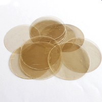 Plaques de mica transparentes personnalisées pour jauge, feuilles de verre mica transparentes, fabrication de plaques de mica transparentes