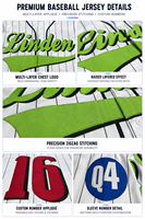 Maillot de baseball personnalisé pour hommes, femmes, jeunes, enfants, adultes, équipes, clubs, uniformes scolaires, chemise d'entraînement de softball