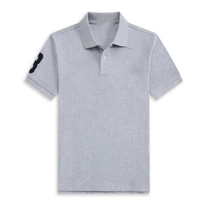 Marque de mode hommes été pour polo haut de gamme 100% coton décontracté Golf T-shirt avec conception brodée solide - Product Image 5