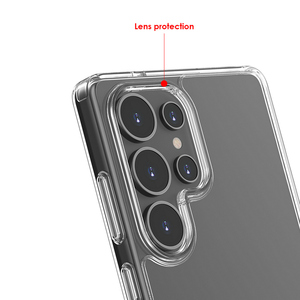 Le plus récent étui de téléphone portable dur Anti-choc d'armure transparente pour <span class=keywords><strong>Samsung</strong></span> pour <span class=keywords><strong>Galaxy</strong></span> S25 Ultra/S25 Plus Full Crystal Clear Back Cov - Product Image 3