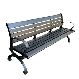 Patio Benches Long Chair Street Commercial Metal Outdoor Park Bench For Sale