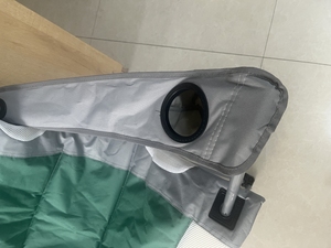 Silla de Camping Plegable Reclinable Acolchada de Primera Calidad con Respaldo Alto y Rayas para Exteriores - Product Image 6