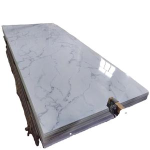 Feuille de plastique laminée UV 1220*2440, feuille de marbre UV haute brillance 3 mm pour intérieur - Product Image 5