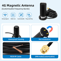 Antenne MIMO pour véhicule 700-2700 MHz avec polarisation verticale pour passerelle de communication cellulaire et appareils de haut débit mobiles