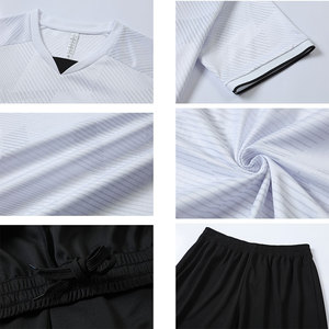Maillot de football style Argentine, maillot de football personnalisé, vêtements d'équipe respirants, 100% polyester, unisexe - Product Image 4