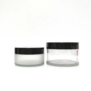 Pet Matte Color Body <b>Scrub</b> Frosted Plastic 250ml Cosmetic Cream Jars with Black Plastic Lid - Product Image 5
