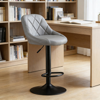 Tabouret de bar moderne minimaliste avec dossier, pour comptoir de bar, comptoir de réception, caissier, vente en gros par le fabricant