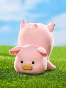 Produits tendance Nouveautés - Figurine de jouet en boîte aveugle rose floquée de la série quotidienne de cochons mignons authentique en stock - Product Image 1