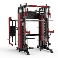 Fabrication en gros de matériel de musculation pour la maison, entraîneur multifonctionnel commercial, rack à squats, cage de musculation, machine Smith DY-9000