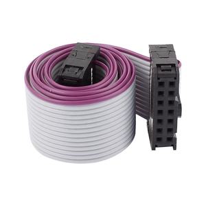 Conector IDC 1.27mm 2.54mm passo blindado 6 12 14 <span class=keywords><strong>16</strong></span> 20 24 44 50 64 Pinos passo 2.54 Conector IDC cabo plano - Product Image 6
