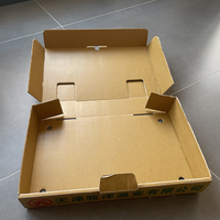 Boîtes d'expédition en carton ondulé imperméables portables avec logo personnalisé, fermeture magnétique et poignée pour l'emballage de fruits de mer et de fruits