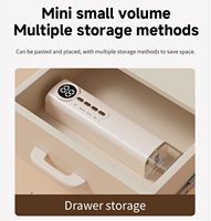 Machine de mise sous vide alimentaire portable avec gonfleur d'air et scellage thermique, écran LED pour le stockage des aliments en cuisine