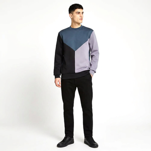 Moda ropa de calle sudadera básica mezcla de algodón tela cómoda y transpirable sudadera de moda personalizada para hombres sudaderas con capucha - Product Image 1