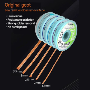 Mecha Desoldadora Original GOOT de Alta Calidad con Cable de Cobre Trenzado CP2015 1515 3015 3515 2515 Herramientas para Eliminar <span class=keywords><strong>Pasta</strong></span> de Soldadura BGA - Product Image 5