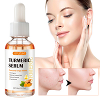 SEFUDUN Private Label Formula Alami Aroma Segar Kunyit Penghilang Flek Hitam Serum Wajah Kunyit