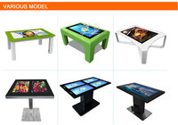 Prix d'usine Samidisplay Table à écran tactile multifonctionnelle intelligente 43 55 pouces Table interactive capacitive pour bureau de réunion