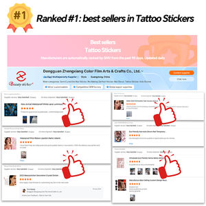 สติกเกอร์รอย<span class=keywords><strong>สัก</strong></span>ชั่วคราวแบบกำหนดเอง สติกเกอร์รอย<span class=keywords><strong>สัก</strong></span>ชั่วคราวกันน้ำ รอยสักบนใบหน้า - Product Image 2