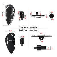 Repose-pieds larges antidérapants CNC pour moto XUAN LIN pour CFMOTO 450CL C
