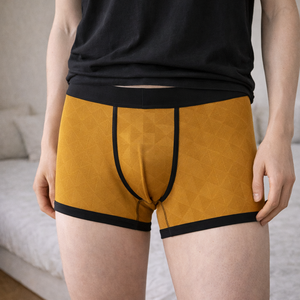 Intimo Maschile Classico in Cotone e Spandex, Altamente Elastico, Stile Unisex Basic, Assorbente e Minimalista - Product Image 1