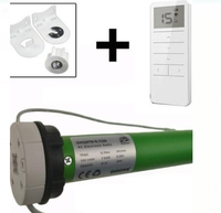 Moteur tubulaire électrique pour stores enrouleurs, accessoires de stores motorisés intelligents avec télécommande numérique, vente en gros