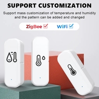 Tuya APP thermomètre de surveillance à distance hygromètre ZigBee capteur de température et d'humidité intérieure intelligent