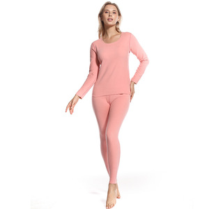 Sous-vêtements thermiques d'hiver AI-MICH en gros de haute qualité en gros sous-vêtements thermiques d'hiver à encolure dégagée personnalisés pour les femmes - Product Image 3