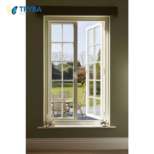 Mejor precio Ventanas personalizadas con diseño de parrilla ventana francesa abatible de estilo moderno de vidrio - Product Image 6