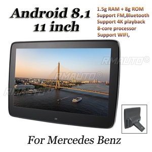 Sistema de Entretenimiento Trasero para Auto, Monitor de Reposacabezas, Reproductor Multimedia para Auto, Android 8G HD de 8 Núcleos, WIFI, Bluetooth para Mercedes Benz - Product Image 2