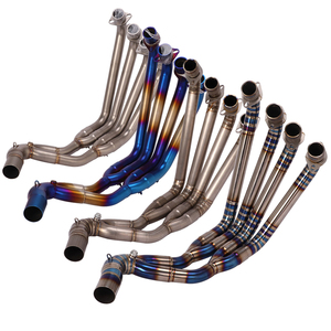Ligne d'échappement complète avec collecteur avant, en alliage de titane, modifiée, pour moto <span class=keywords><strong>Honda</strong></span> CBR650R, <span class=keywords><strong>CB650F</strong></span>, CBR650F, <span class=keywords><strong>2014</strong></span> — 2020, 51MM - Product Image 1