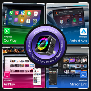 Adaptador Inalámbrico 4 en 1 para CarPlay y Android Auto, Conexión Rápida de 5.8GHz, Compatible con AirPlay Mirroring Link para Automóvil - Product Image 2