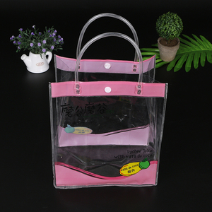 Sac fourre-tout imperméable en plastique transparent pvc, sac d'emballage, pour la plage, Logo OEM, vente en gros, 2021 - Product Image 2