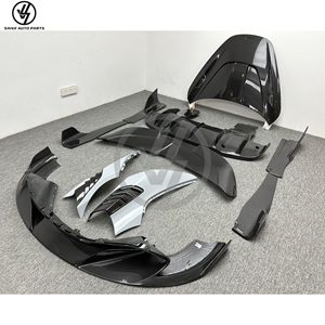 Nouveau kit carrosserie de conversion RYFT Style en fibre de carbone semi-sèche brillante à tissage sergé pour 720S 2015-2018 : capot, diffuseur, spoiler, côtés - Product Image 5