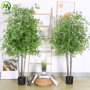 Planta Artificial de <span class=keywords><strong>Bambú</strong></span> Popular, Bonsái de <span class=keywords><strong>Bambú</strong></span> Falso de Estilo <span class=keywords><strong>Chino</strong></span>, Árbol de <span class=keywords><strong>Bambú</strong></span> de Textura Realista, Siempre Verde, para Decoración del Hogar - Product Image 1