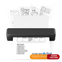 Imprimante thermique portable U8 8 pouces sans encre, compatible avec du papier thermique A4 de 216 mm, imprimantes avec poche pour papier thermique A4, imprimantes sans fil pour les voyages