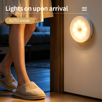 Veilleuse LED à détecteur de mouvement, rechargeable magnétique, 3 CCT à intensité variable, lampe portable autocollante pour chambre, couloir, placard