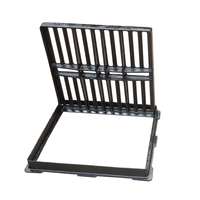 Couverture utilitaire Argelia Market Grille de ravin carrée en fonte ductile pour système de drainage Sécurité routière