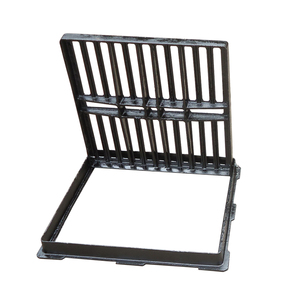 Couverture utilitaire Argelia Market <span class=keywords><strong>Grille</strong></span> de ravin carrée en fonte ductile pour système de drainage Sécurité routière - Product Image 4